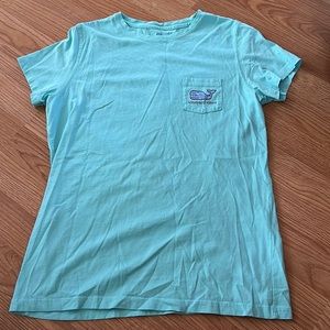Vineyard Vines Fish Short Sleeve / Color - Mint Green / Size S